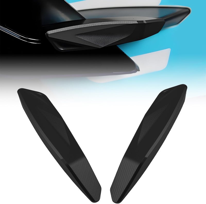 XIDAODIT For CFMOTO 675SS 675SR 675SR-R 675 SR Motorcycle Aerodynamic Spoiler Left and Right Slider Anti-Fall Decorative Cover(Black) - Image 1